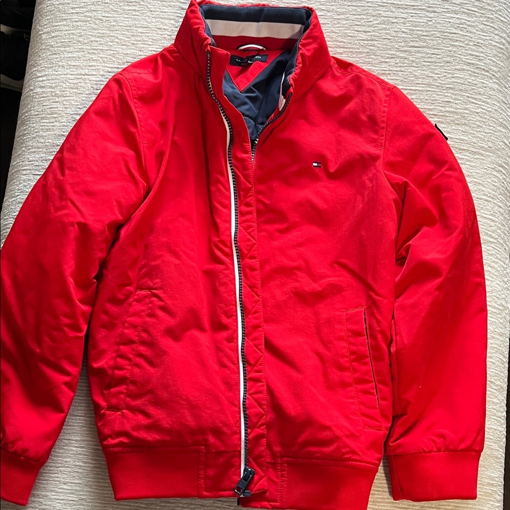 Tommy Hilfiger Red Bomber Jacket for Kids